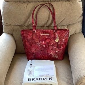 Medium Asher - Petunia Melbourne leather bag